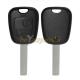 Psa 2 Buttons Smart Key Shell With Emergency Key Insert Hu83 Blade