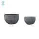 2021Foshan's new design high strength multi-stripe durable fiber clay flower pot