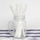 OEM And ODM Plain Solid White Paper Straws 100PCS Environmental Protection
