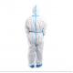 Chemical Industrial Workers Clothing Taped Seam Microporous Coverall with 3 Piece Hood