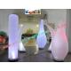 Led Color Changing Inflatable Lighting Decoration Pillar / Tusk For Parties