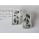 Forest's Eyes Real Eucalyptus Leaves Ice Transparent Clip And Stud Earrings Women Fashion