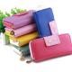 19x10cm 30mm Ladies Genuine Leather Wallets Long Travel Style ASMT