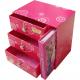 Multi Layer Stationery Packaging Boxes Pull Out Gift Boxes With Sliding Buttons
