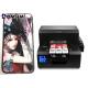 Inkjet 3D UV Phone Case A4 Flatbed Uv Printing Machine 10cm Print Height 6 Colors