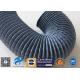 150mm Grey PVC Coated Fiber Glass Hose Fiberglass Flexible Air Ducting