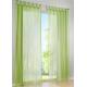 Solid Pattern Custom Window Curtains Light Green For Living Room Decoration