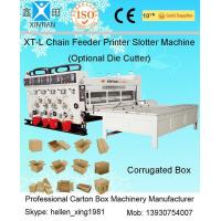 Pneumatic Locking Automatic Lubrication Carton Printing Slotting Machine With Gear Pumps