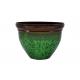 3.3'' Height Garden Plastic Plant Pots Green Outdoor Plant Pots For Peace Lily