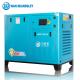 Screw Type Oil Injected Screw Compressor Direct Driven High Speed Blue  Color