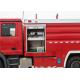 6x6 Drive Airport Fire Vehicles with Water Foam Monitor Throw Range Over 75m