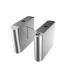 304 Stainless Steel High Security Automatic Flap Barrier Gate Turnstile With IC/ID Card Reader