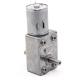 Double Output Shaft Square Right Angle Worm Gear Reducer Motor JGY-370S 6/12/24V 6-160RPM Self-Locking Reducer Motor