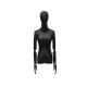 Cotton half body female mannequin with arms and head for clothing display