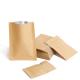 Heat Seal Custom Kraft Paper bags/Sealing Vacuum Packaging Bag with Tear Notch