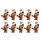 WW2 military model British ranker medical soldier mini figures building blocks