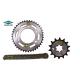 21C-F5440-00 Motorcycle Parts Alloy Sprocket And Chain Kit For YAMAHA FZ16