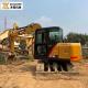 Year 2022 Used 7.5T Sany 75C Excavator SY75C-8 SY75C PRO Second Hand Diggers