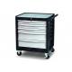 4 wheels 5 Drawer Steel Rolling Tool Cabinet Durability Surface Treatment Process