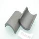 Industrial Cup Shape Ferrite Segment Magnets Charcoal Gray