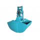 2 Cylinders 1200L Excavator Spare Parts Excavator Attachments Excavator Hydraulic Clamshell Bucket