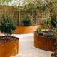 Customize Laser Cut Flexible Corten Steel Garden Edging For Landscaping