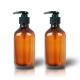 Lightweight Cosmetic Lotion Bottles / Shampoo Amber Cosmetic Bottles 10fl.oz 300ml