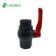 Manual Operation Male Threaded Plastic Ball Valve 3 2 Inch PVC UPVC with Threaded