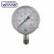 use no oil  stainless steel ammonia pressure meter