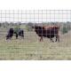 Welded Wire Cattle Fence Solid Structure Durable Life