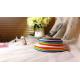 Polyester Rainbow Grosgrain Ribbon 2.5mm Thickness 3/8 Width Customized Color