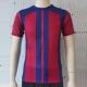 Fabric Durable Soccer Team Jersey Polyester Breathable Striped Soccer Shirt