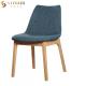 Morden European Style Dining Chairs Solid Wood Multi Color 45cm Width