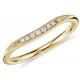 Tiny Dainty 14K Yellow Gold Ring , Diamond Stacking Rings 2mm 1.5mm 1.3mm Size