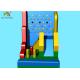Colorful Inflatable Sports Games / Blow Up Climbing Wall Combine Kids Slide Football Darts 8*5 M