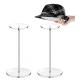Transparent Acrylic Display Rack Hat Stand For Elegant Hat Showcase 13.8x5.9