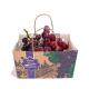 Customizable Fruit Shopping Bags Wet Strength Kraft Paper Material