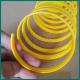Telecommunication Industry Spiral Binding Coil , Self Locking Plastic Spiral Wire