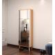 Four Layers MDF Mirror Shoe Rack Cabinet Living Room Furniture