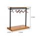 MDF Wood Flooring Stand Garment Display Stands For Retail Shop 120x60x132cm