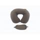 U-shape Blow up Washable Inflatable Neck Air Travel Pillow with Eyemask