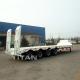 TITAN 80 tonne 4 essieu semi-remorque à lit bas pour transporter des équipement de construction à vendre