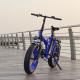 Blue Color Fold Up Electric Bike Low Noise Long Duaration Environmental Protection