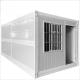 Portable 20ft Foldable Prefab Container House with Toilet Modern Design Steel Luxury