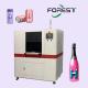 UV Rotary Inkjet Printer For Cylindrical And Conical Wine Bottles