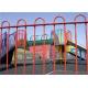 Playground Decorative Steel Palisade Fencing Bow / Roll Top European Standards