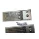 Panel Mount Industrial Keyboard With Trackball Mouse 67 Keys Optional Braille