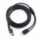 DC 5.5x2.1 POS Machine Cable , Straight USB To 12V DC Power Cable