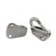 Fixed Eye Plate Stainless Steel Snap Hook For Wall Maritime Boats Rigging Fittings