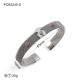 Silver Plated Women's Stainless Steel Jewelry / Cuff Bangle Bracelet